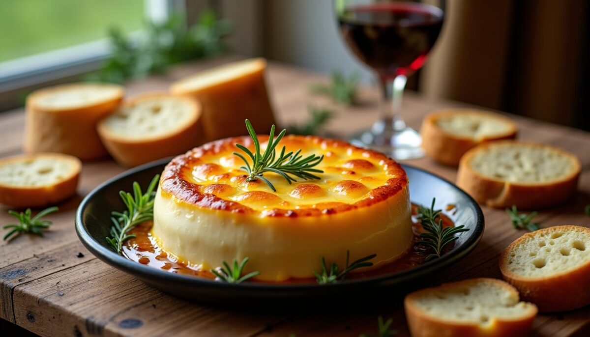 Camembert rôti au four : la recette gourmande pour un apéritif fondant et chaleureux
