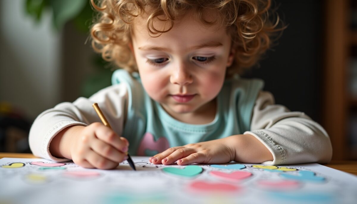 Cœurs à colorier et à imprimer : idées ludiques et faciles pour petits artistes en herbe