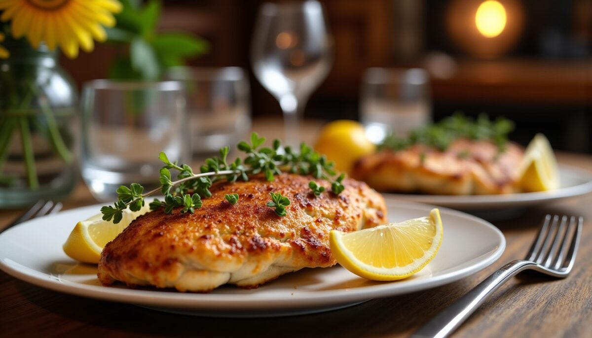 Escalope de poulet au four : une recette facile et rapide pour un dîner délicieux