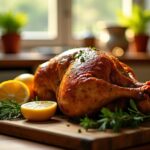 Cuisse de pintade rôtie au four : la recette facile pour une chair fondante et pleine de saveurs