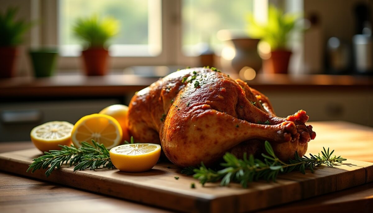 Cuisse de pintade rôtie au four : la recette facile pour une chair fondante et pleine de saveurs