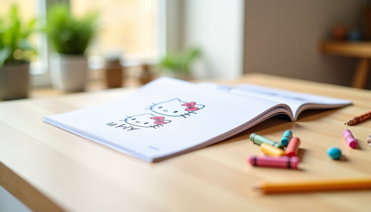 Hello Kitty à colorier : 5 dessins simples pour divertir les enfants