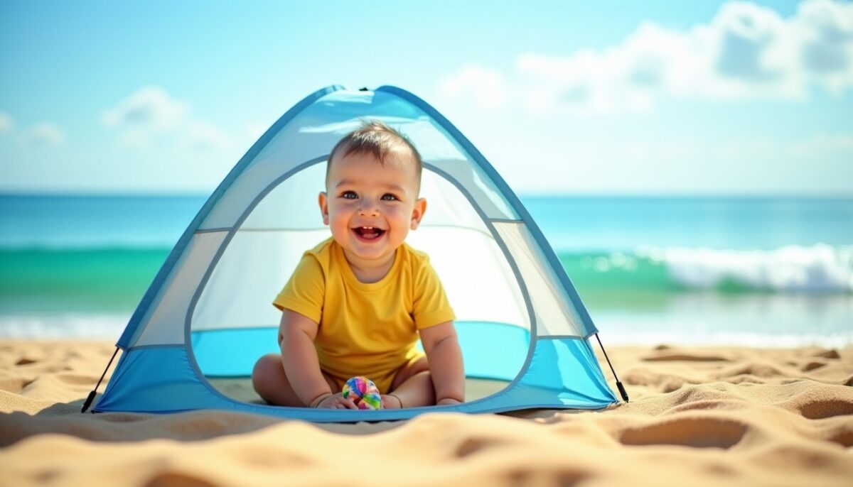 Bébé protégé du soleil : l’indispensable tente anti-UV pour des sorties en toute sérénité