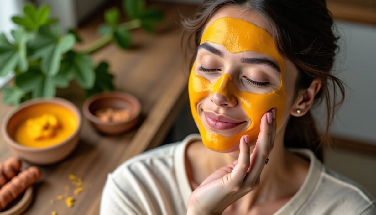 Curcuma pour le visage : découvrez masques, crèmes et secrets naturels pour une peau éclatante